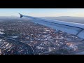 Morning Fall Arrival - Alaska Airlines - Airbus A320 - Landing - Portland (PDX)