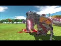 We Get Sliced by Chainsaw Man and Chainsaw Dinosaur in Animal Revolt Battle Simulator Multiplayer!