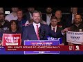 Republican VP candidate JD Vance addresses his home town in Middletown rally