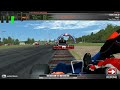 Hunting for podium - Karting in rFactor 2 (with steering/pedal telemetry)