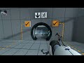 Portal 1 test chamber 04 and test chamber 05 in portal 2 style