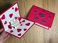 HOW TO MAKE VALENTINE'S DAY CARD. EASY TO MAKE