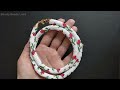 Crochet necklace with rose pattern making with seed beads, full tutorial