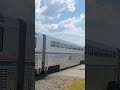 Amtrak in Terrell, TX #amtrak #texaseagle #passengertrain #shorts