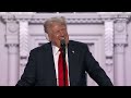 Trump’s RNC acceptance speech in under 4.5 minutes