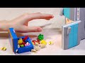 THE PERFECT LEGO Red BURGER! Lego Food IRL - Stop Motion Cooking ASMR Funny Video