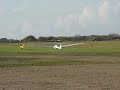2014-11-09_132254 Hinton airfield glider G-DESU aerotow takeoff
