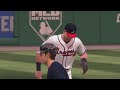 MLB The Show 23 PS5 Gameplay - Red Sox (13-23) vs Braves (17-19) [Franchise, May 9]