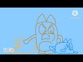 she's touching me! ( bluey and bingo fighting ) Bluey animation