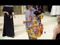 Nicki Minaj BLOOMS in Multi-Colored Flower Dress | 2024 Met Gala