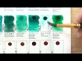 Winsor & Newton Watercolor Dot Card [2022] - swatching all 109 colors