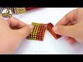 Magnet Challenge - How to Make a Beautiful Wheel Loader from Colorful Magnetic Balls🌈🌈🌈