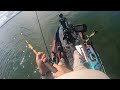 Hooked a Great White Shark while fishing in my Kayak!