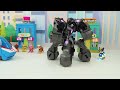 Vídeo Educativo com Brinquedos da Patrulha Canina — Filhotes Poderosos vs Robô de Batalha!
