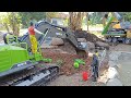 mobil truk,rc excavator,proyek pembuatan kolam bagian 1