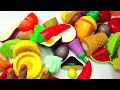 Oddly Satisfying Video | Mixing Fruits and Vegetables in Pool Snow Box , Mixing Fruits Cutting