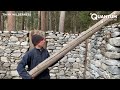 Man Builds Survival STONE SHELTER in the Forest | Start to Finish by @thinkwilderness