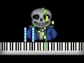 Megalovania - Undertale Theme Song on piano