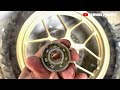 TIPS HOW TO REPLACE THE BEARING/FRONT WHEEL FOR DURABILITY !!