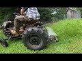 Antique Reel Mower Restoration - National Mower Company