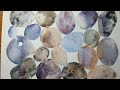 Granulating Watercolours Rock Painting Process Video: Schmincke Super Granulating, Daniel Smith