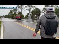 Videos show flooding, hurricane winds in Florida as Idalia makes landfall