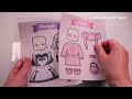 [ Paper Diy ] Roblox Outfits Sticker Book ASMR