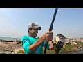 EPIC Jetty FISHIING for GIANT JACK CREVALLE (Port Aransas Tx)