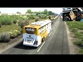 SRS Bus On Level Crossing | *NO 1 SERVICE* | Steering Wheel Gameplay