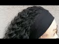 How to make a headband wig tutorial at home | Affordable hairpiece | South African YouTuber