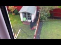 Nextdoor neighbour trying to catch a rabbit