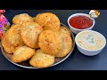 बारिश के दिनों में मजे लीजिए आलू खस्ता कचौड़ी और दही चटनी का | Aloo Atta Kachori | Aloo Dahi Chutney