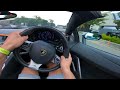 POV: Straight pipe Lamborghini Aventador S Roadster (WARNING LOUD)