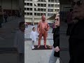 Rose Gold Bronze Man, Downtown Chicago, Yep he's real!