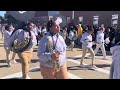 Alexandra middle school band in Grambling Homecoming parade 2023