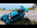 CLIFF DROP SMASH #2 - BeamNG Driver |  @smashforcrash