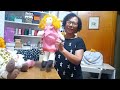 mostrando minha produção de bonecas MeL!!!!
