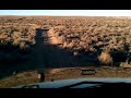 Dirt road in the new jeep