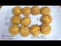 Crispy Sesame Crisp, Super Easy Recipe！/サクサクゴマクッキー、超簡単な作り方