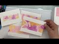 Clear Block Watercolor Smooshing Background Cards