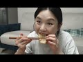 Real Mukbang:) Korea's super trendy 'Spicy Mala-Rose Tteokbokki' ☆ Gua Bao, rice ball