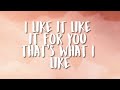 That’s What I Like - Bruno Mars (Lyrics - MEMORY LYRICS)