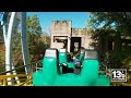 Last ride on the Loch Ness Monster at Busch Gardens Williamsburg POV video