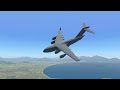 C-17 Emergency Landing On Ocean Due To Fire Engines | X-Plane 11