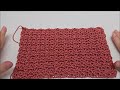 Easy Crochet Stitch For Blankets and More / Staggered Paired Stitch