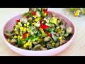 Very Delicious and Practical Mushroom Salad Recipe, Appetizer, Food