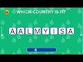 🌎 Guess The Country by its Scrambled Name.🤔Bet you will do that