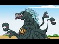 Rescue SPIDER GODZILLA & KONG From GIANT - MONSTER RADIATION: Who Will Win?| Godzilla Cartoon