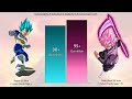 Goku & Vegeta VS Goku Black & Vegeta Black All Forms Power Levels