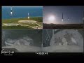 SpaceX Falcon Heavy Triple Landing 2019-04-11 Arabsat 6A mission